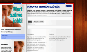 Magyar-roman-szotar.hu thumbnail