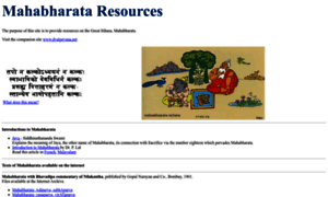 Mahabharata-resources.org thumbnail