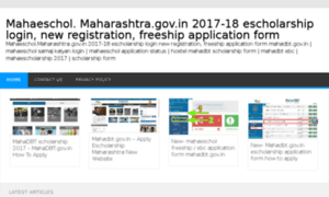 Mahaescholmaharashtra-gov.in thumbnail