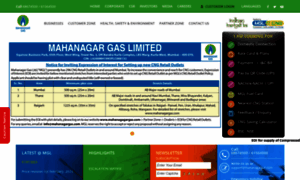 Mahanagargas.com thumbnail