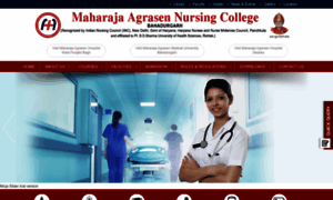 Maharajaagrasennursingcollege.com thumbnail