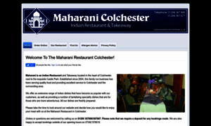Maharanirestaurantcolchester.co.uk thumbnail