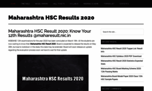 Maharashtrahscresults2020.co.in thumbnail