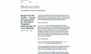 Maharath.wordpress.com thumbnail