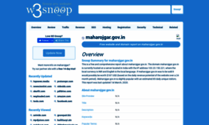 Maharojgar.gov.in.w3snoop.com thumbnail