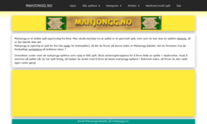 Mahjongg.no thumbnail