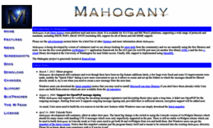 Mahogany.sourceforge.net thumbnail