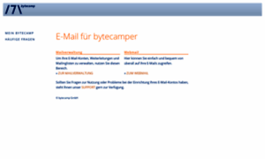 Mail.bytecamp.net thumbnail