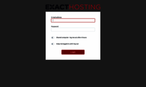 Mail.exacthosting.com thumbnail