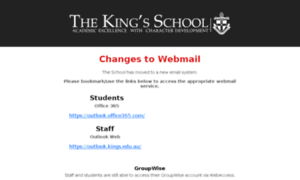 Mail.kings.edu.au thumbnail