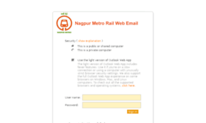 Mail.metrorailnagpur.com thumbnail