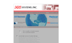 Mail.osi-systems.com thumbnail