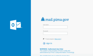 Mail.pima.gov thumbnail