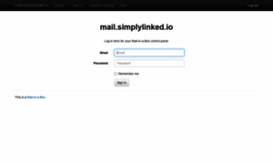 Mail.simplylinked.io thumbnail