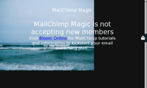 Mailchimpmagic.bloomonline.co.nz thumbnail