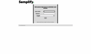 Mailcladmin.semplify.net thumbnail