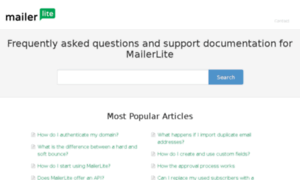 Mailerlite.helpscoutdocs.com thumbnail