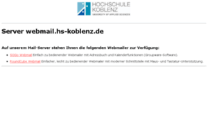 Mailgate.fh-koblenz.de thumbnail