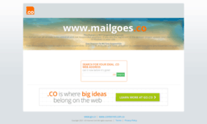 Mailgoes.co thumbnail