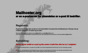 Mailhoster.org thumbnail