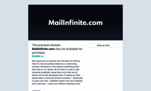 Mailinfinite.com thumbnail