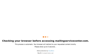 Mailingservicecenter.com thumbnail