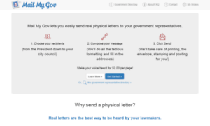 Mailmygov.com thumbnail