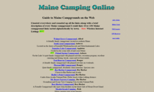 Mainecamping.addr.com thumbnail