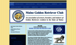 Mainegoldenretrieverclub.org thumbnail