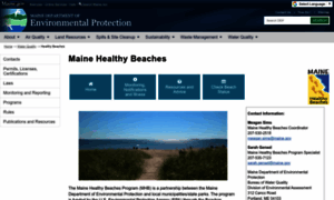 Mainehealthybeaches.org thumbnail