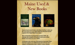 Maineusedbooks.com thumbnail