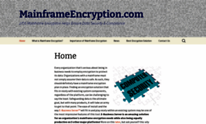 Mainframeencryption.com thumbnail