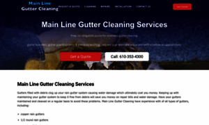 Mainlineguttercleaning.com thumbnail