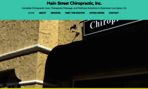 Mainstreetchiropracticinc.com thumbnail