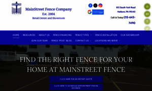 Mainstreetfence.com thumbnail