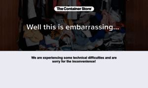 Maintenance.containerstore.com thumbnail