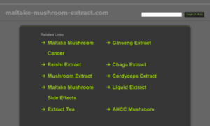 Maitake-mushroom-extract.com thumbnail