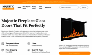 Majesticfireplacedoors.com thumbnail