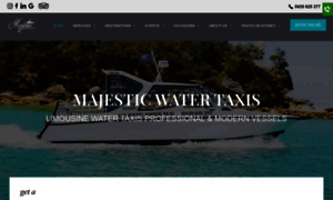 Majesticwatertaxis.com.au thumbnail