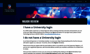 Major-review.adelaide.edu.au thumbnail