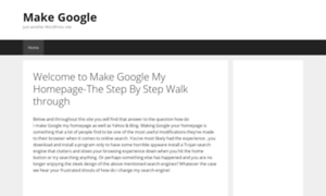 Make-google-my-homepage.com thumbnail