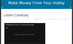 Make-money-from-your-hobby.com thumbnail