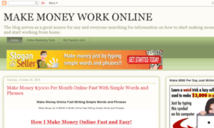 Make-money-work-online.blogspot.com thumbnail