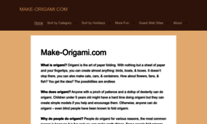 Make-origami.com thumbnail