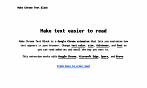 Makechrometextblack.com thumbnail