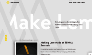 Makelemonade.be thumbnail