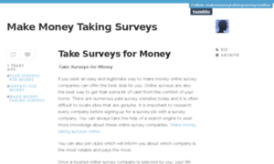 Makemoneytakingsurveysonline.tumblr.com thumbnail