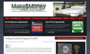 Makemoneywhileyousleep-residualincome.com thumbnail