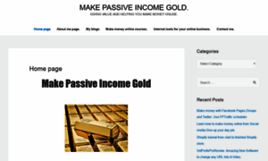 Makepassiveincomegold.com thumbnail