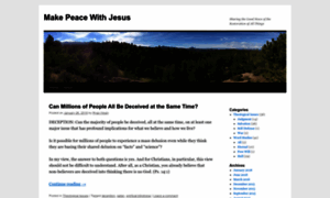 Makepeacewithjesus.org thumbnail